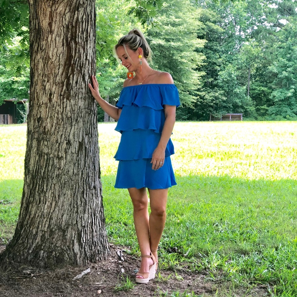 Gibson Off Shoulder Dress- XSmall Petite